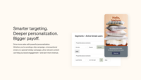 Screenshot of Smarter targeting. Deeper personalization.